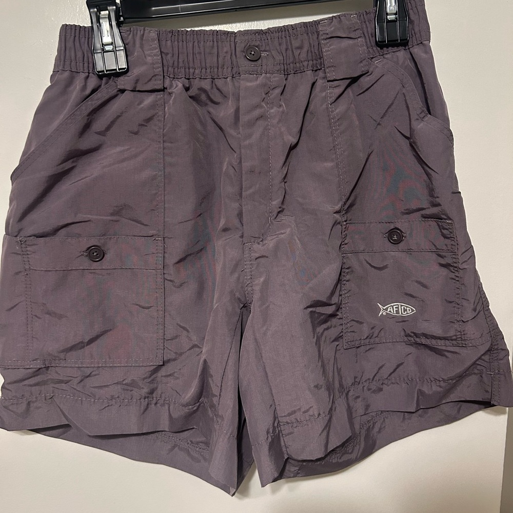 AFTCO Men's Purple Cargo Shorts